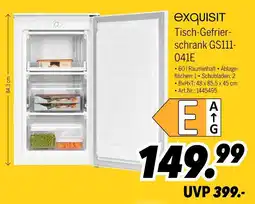 MEDIMAX Exquisit tisch-gefrierschrank gs111-041e Angebot