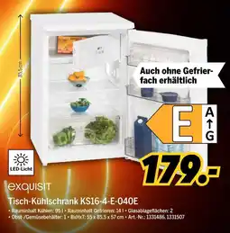 MEDIMAX Exquisit tisch-kühlschrank ks16-4-e-040e Angebot