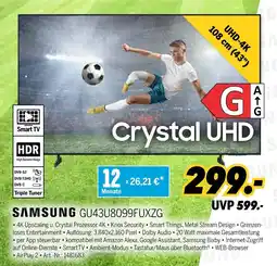 MEDIMAX Samsung gu43u8099fuxzg crystal uhd Angebot