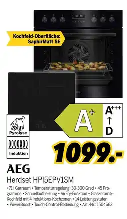 MEDIMAX Aeg herdset hpi5epv1sm Angebot