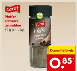 Netto Marken-Discount Carat pfeffer schwarz gemahlen Angebot