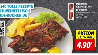 Lidl Mcennedy american style spare ribs Angebot