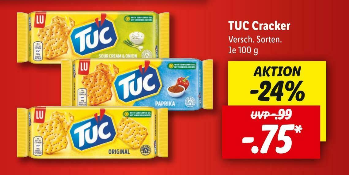Tuc cracker Angebot bei Lidl