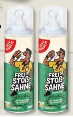 Edeka Frischemarkt Gut & Günstig Freistoß-Sahne Angebot