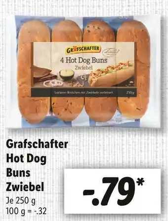 Lidl Grafschafter hot dog buns zwiebel Angebot