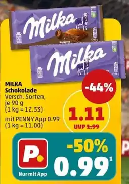 PENNY MILKA Schokolade Angebot