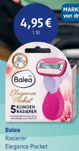 dm drogerie Balea Rasierer Elegance Pocket Angebot