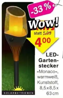 Jawoll LED- Gartenstecker Angebot