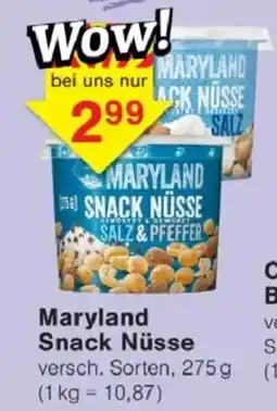 Jawoll Maryland Snack Nüsse Angebot