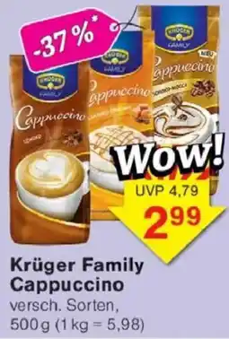 Jawoll Krüger Family Cappuccino Angebot