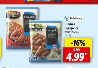 Lidl Culinea cevapcici Angebot