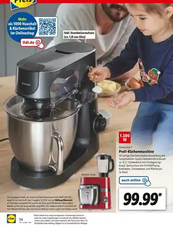 Lidl Silvercrest profi-küchenmaschine Angebot