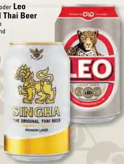 Edeka Frischemarkt Singha Beer Original Thai Angebot