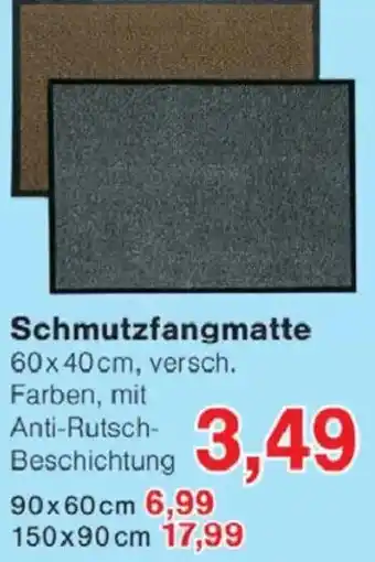 Jawoll Schmutzfangmatte Angebot