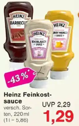 Jawoll Heinz Feinkostsauce Angebot