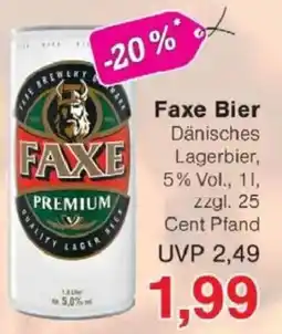Jawoll Faxe Bier Angebot