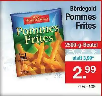 Zimmermann Bördegold Pommes Frites Angebot