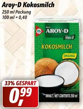 Simmel Aroy-D Kokosmilch 250 ml Packung Angebot