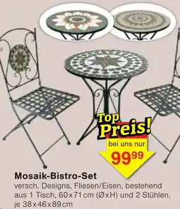 Wiglo Wunderland Mosaik-Bistro-Set Angebot