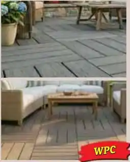 Wiglo Wunderland 4er-Pack Terrassenfliesen Angebot