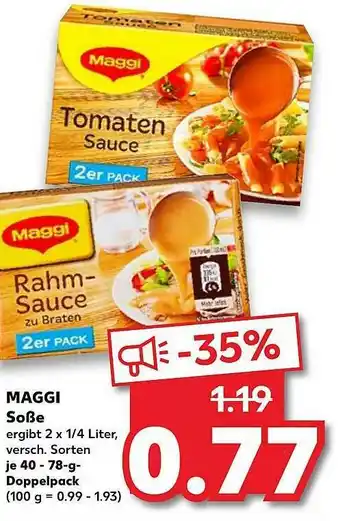 Kaufland Maggi Soße Angebot