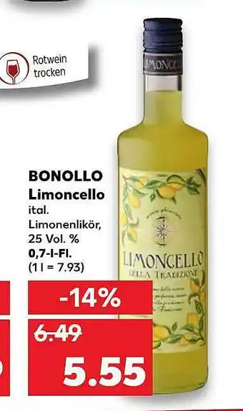 Kaufland Bonollo Limoncello Angebot