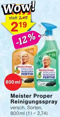 Wiglo Wunderland Meister Proper Reinigungsspray Angebot