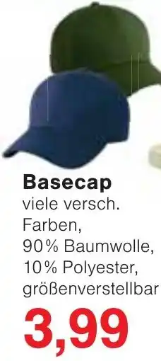Wiglo Wunderland Basecap Angebot