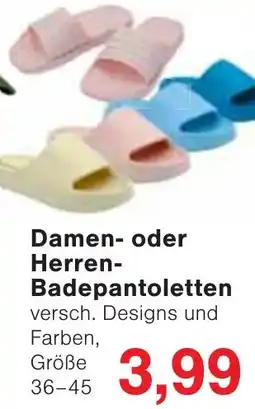 Wiglo Wunderland Damen oder Herren Badepantoletten Angebot
