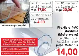 Wiglo Wunderland Flexible PVC Glasfolie (Meterware) Angebot