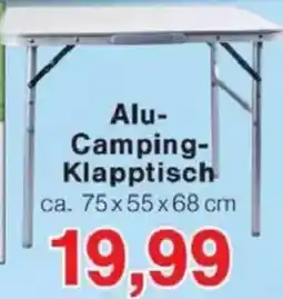 Jawoll Alu Camping Klapptisch Angebot