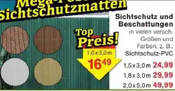Bambus Sichtschutz Matte Angebot bei Jawoll