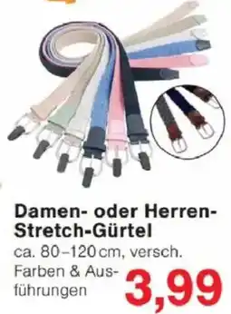 Jawoll Damen oder Herren Stretch-Gürtel Angebot