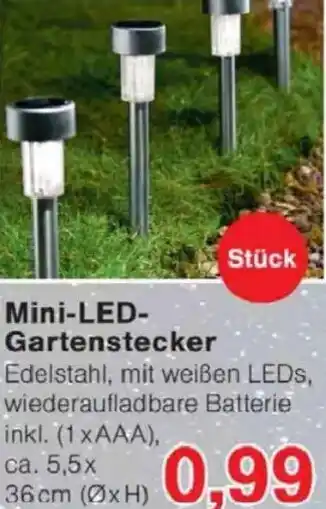 Jawoll Mini-LED Gartenstecker Angebot