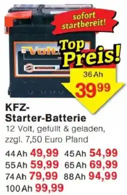 Jawoll KFZ Starter-Batterie Angebot