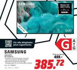 MediaMarkt Samsung gq 55 q7 f 55 qled tv Angebot