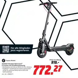 MediaMarkt Segway-ninebot ninebot max g3 d2 Angebot