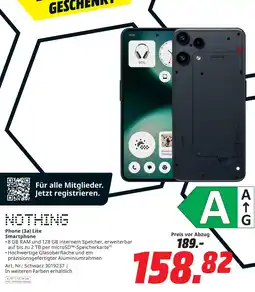 MediaMarkt Nothing phone (3a) lite Angebot