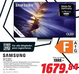 MediaMarkt Samsung gq 77 s90 f 77 oled tv Angebot