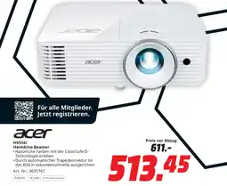 MediaMarkt Acer h6556i heimkino beamer Angebot