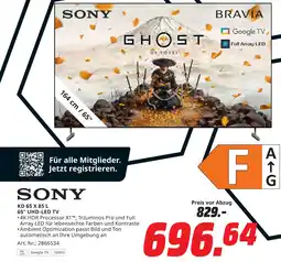 MediaMarkt Sony kd 65 x 85 l 65 uhd-led tv Angebot