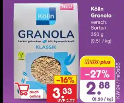 Netto Marken-Discount Kölln granola klassik Angebot