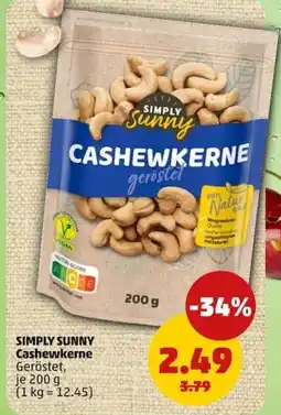 PENNY SIMPLY SUNNY Cashewkerne Angebot
