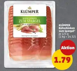 PENNY KLÜMPER Rohschinken zum Spargel Angebot