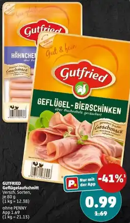 PENNY GUTFRIED Geflügelaufschnitt Angebot