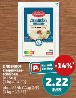 PENNY LINDENHOF Ziegenkäsescheiben Angebot
