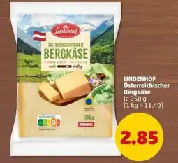 PENNY LINDENHOF Österreichischer Bergkäse Angebot