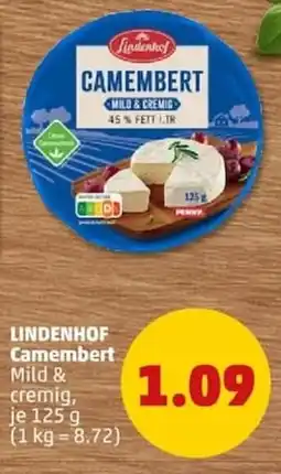 PENNY LINDENHOF Camembert Mild & cremig Angebot