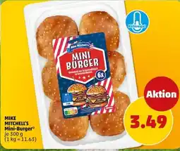 PENNY MIKE MITCHELL'S Mini-Burger Angebot