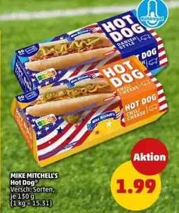 PENNY MIKE MITCHELL'S Hot Dog Angebot